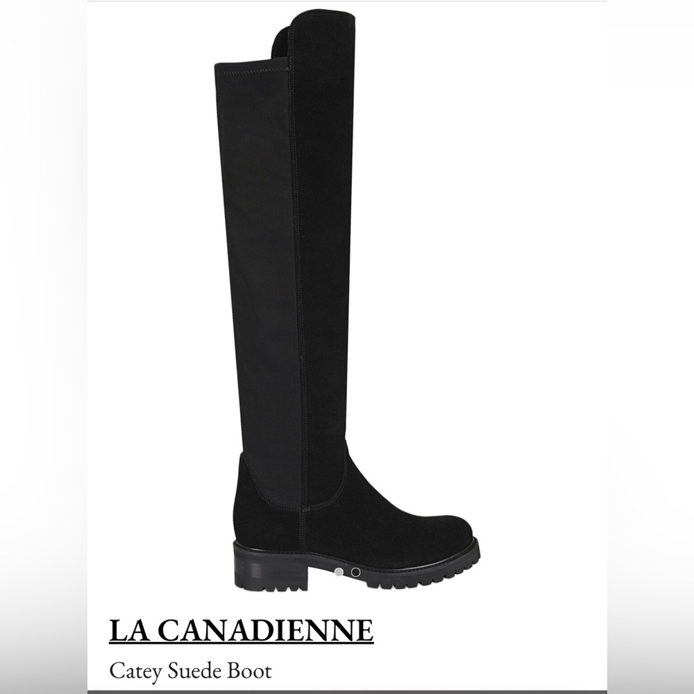 Size 7 La Canadienne suede over the knee boots